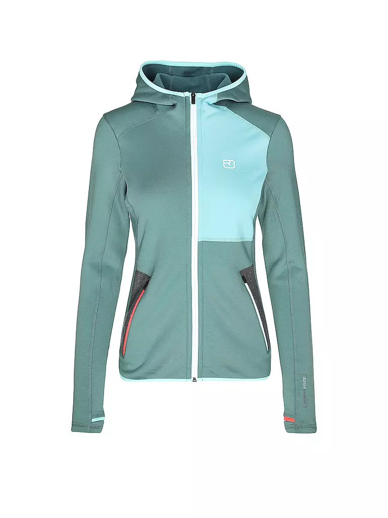 ORTOVOX | Damen Fleecejacke Hoodie | Menta