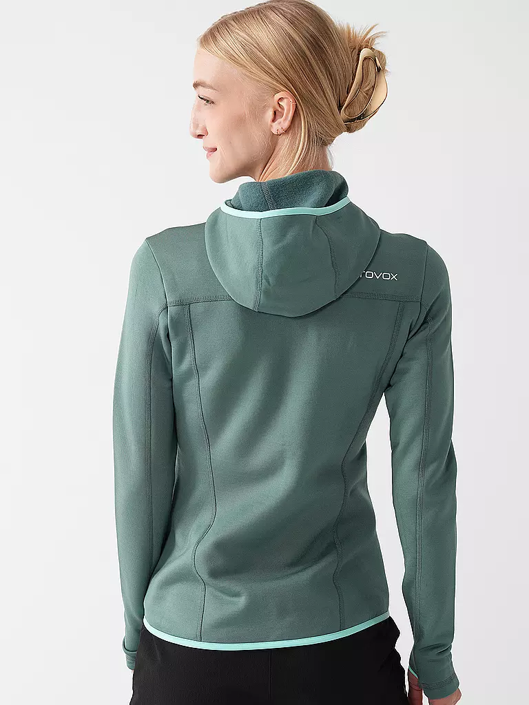 ORTOVOX | Damen Fleecejacke Hoodie | Menta