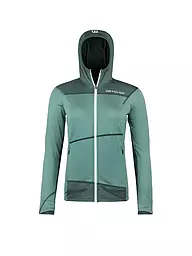 ORTOVOX | Damen Fleecejacke Light Hoodie | Verde scuro