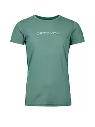 ORTOVOX | Maglietta funzionale da donna 150 COOL Brand Logo | Verde scuro