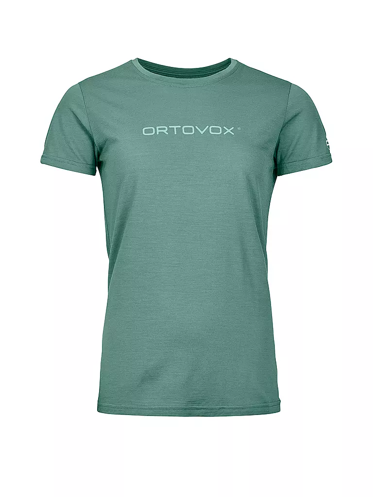 ORTOVOX | Damen Funktionsshirt 150 COOL Brand Logo | Verde scuro