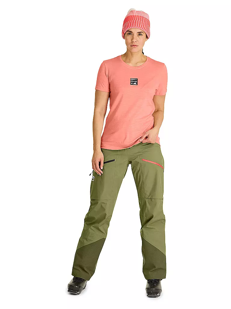 ORTOVOX | Damen Funktionsshirt 185 Merino Square | Rosa