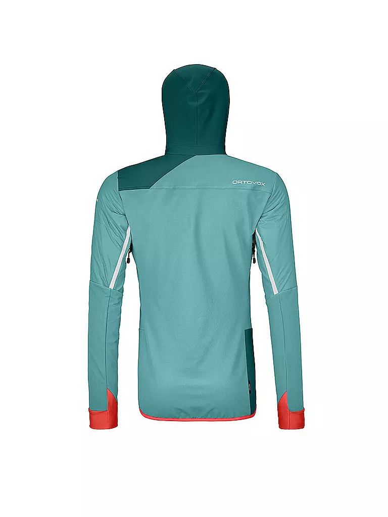 ORTOVOX | Damen Hybridjacke Col Becchei SW Hoodie | Menta