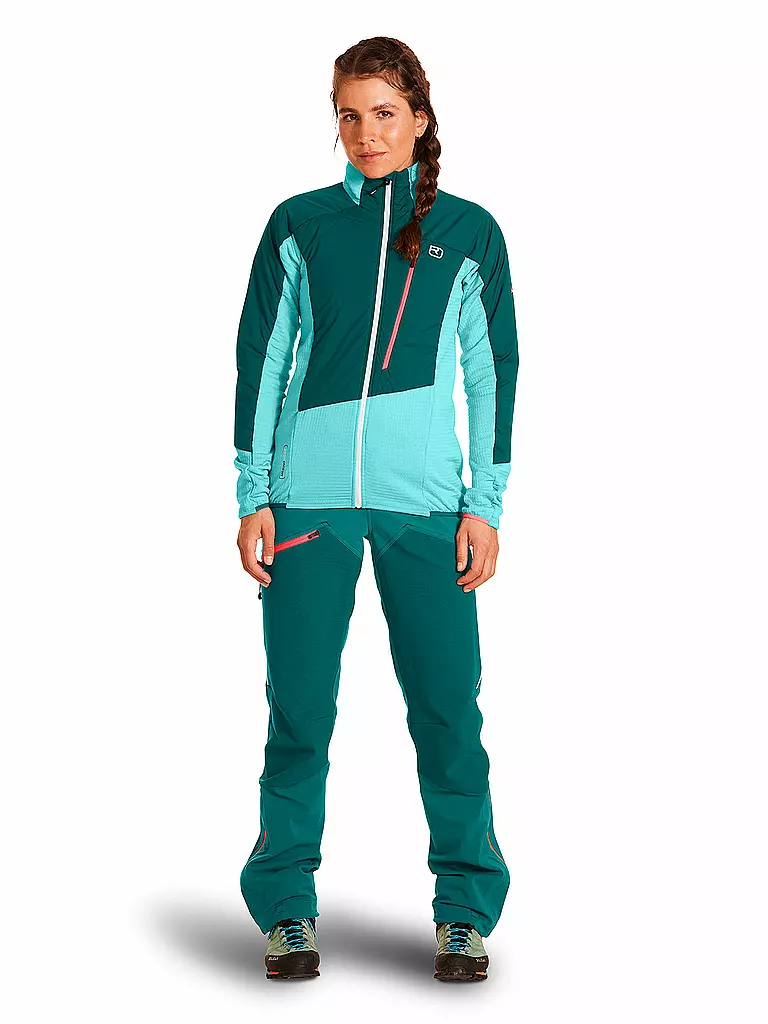 ORTOVOX | Damen Hybridjacke Westalpen | Petrolio