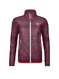 ORTOVOX | Damen Isojacke Piz Vial SW | Rosso scuro