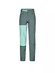 ORTOVOX | Damen Softshell Wanderhose Brenta | Petrolio
