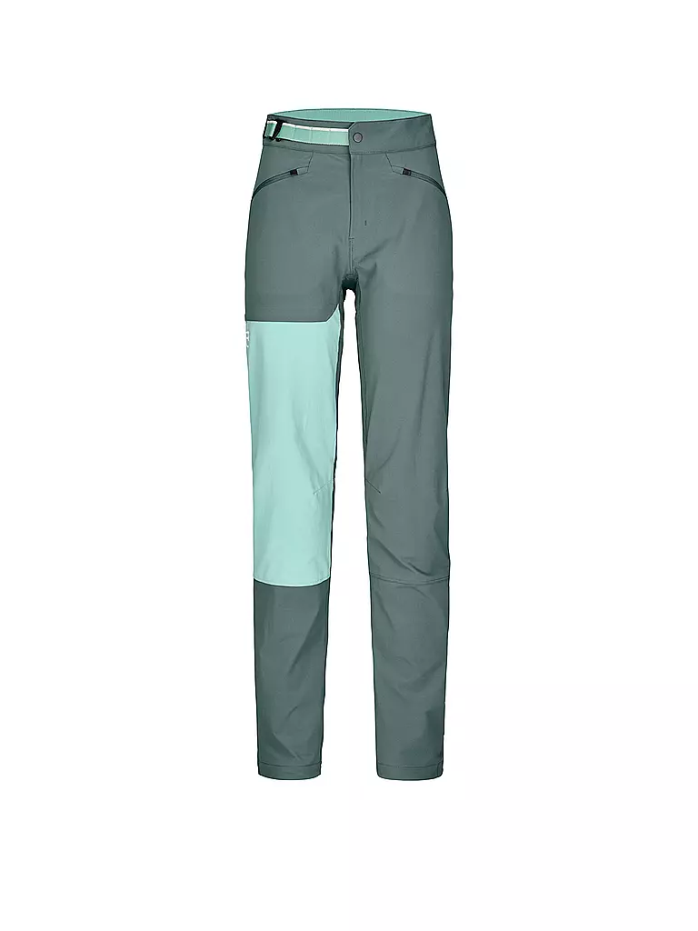 ORTOVOX | Damen Softshell Wanderhose Brenta | Petrolio