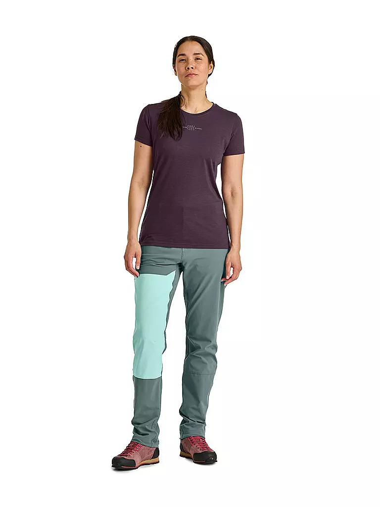 ORTOVOX | Damen Softshell Wanderhose Brenta | Petrolio
