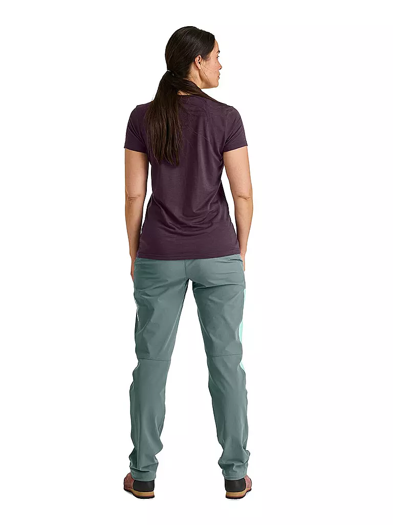 ORTOVOX | Damen Softshell Wanderhose Brenta | Petrolio