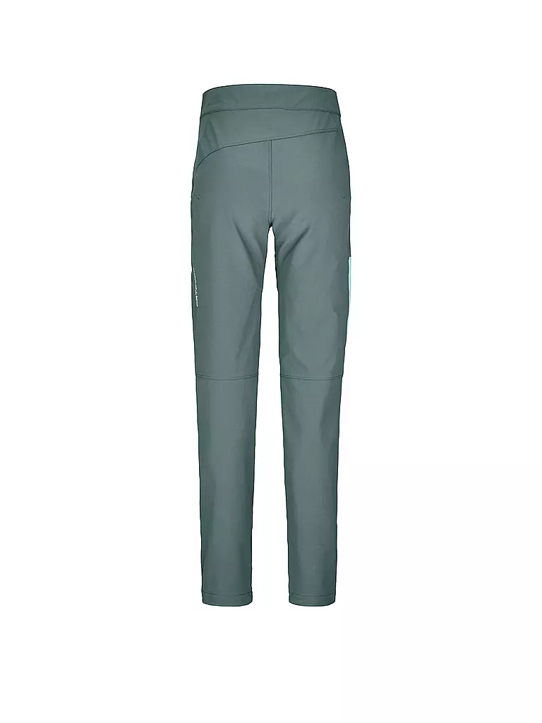 ORTOVOX | Damen Softshell Wanderhose Brenta | Petrolio