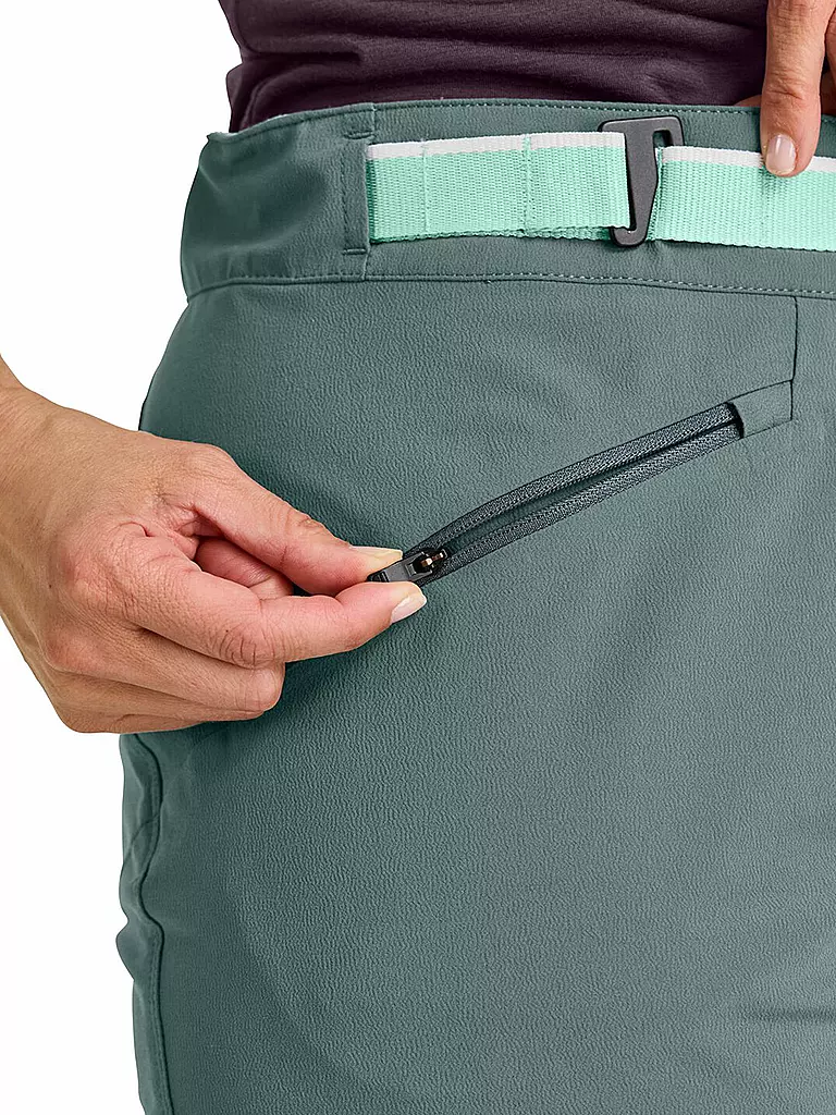 ORTOVOX | Damen Softshell Wanderhose Brenta | Petrolio