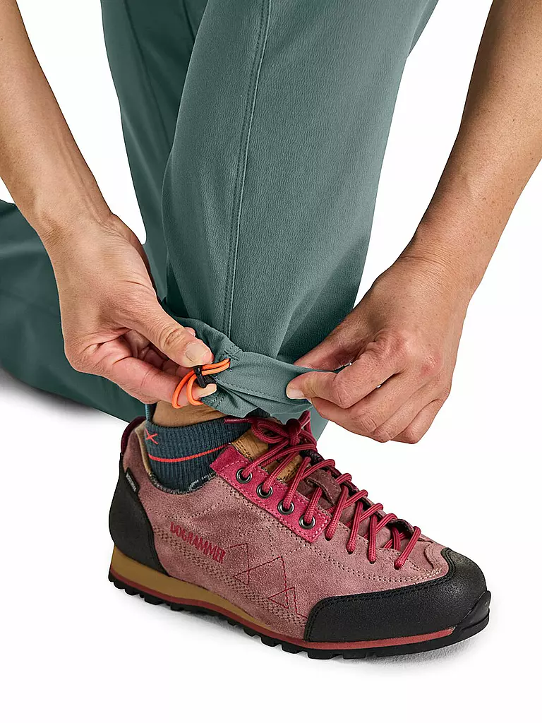 ORTOVOX | Damen Softshell Wanderhose Brenta | Petrolio