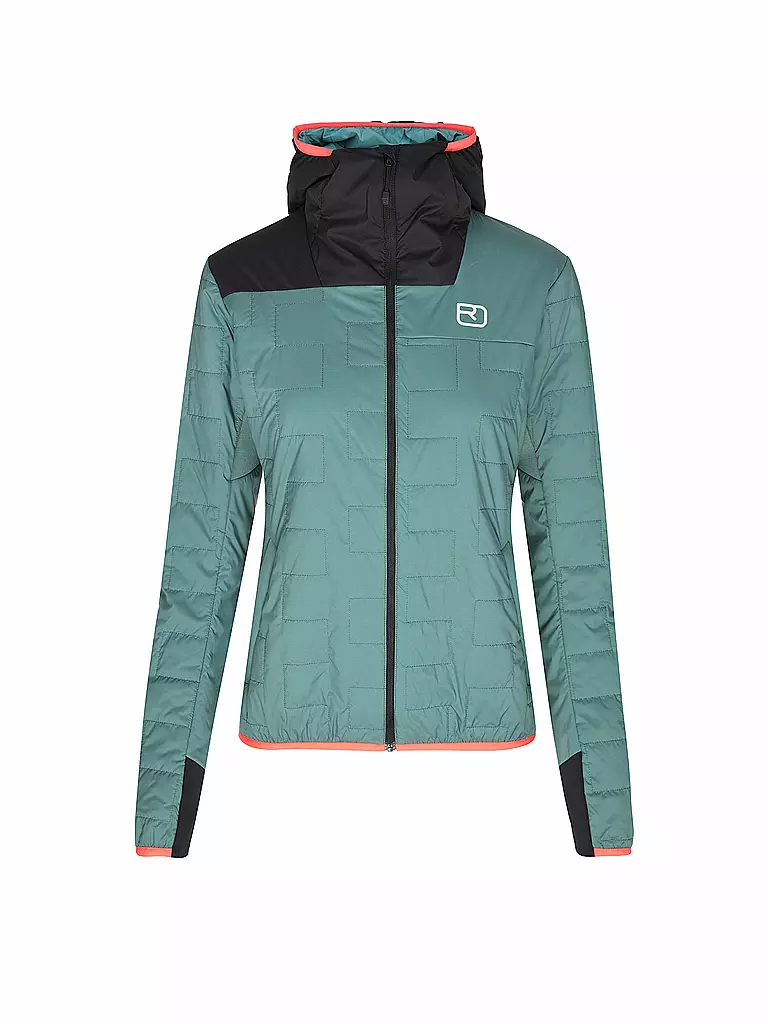ORTOVOX | Damen Touren Isojacke Piz Badus SW Hoodie | Petrolio