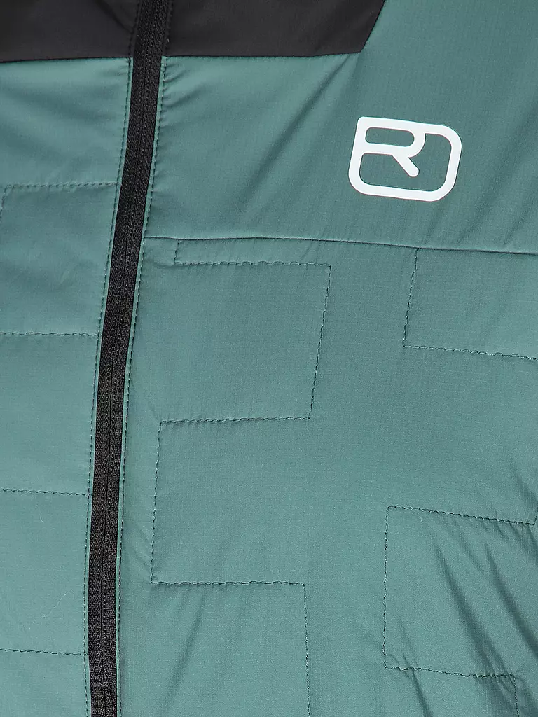 ORTOVOX | Damen Touren Isojacke Piz Badus SW Hoodie | Petrolio