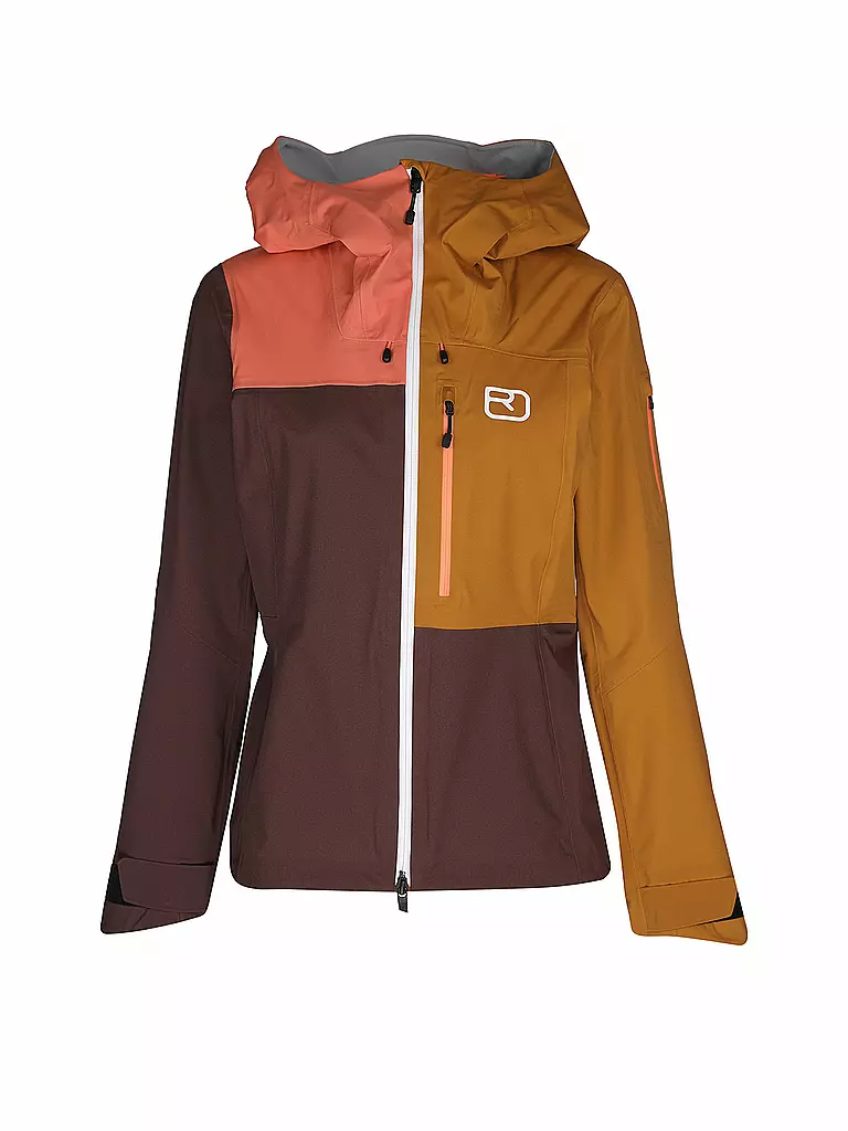 ORTOVOX | Damen Tourenjacke Ortler 3L | Rosso scuro