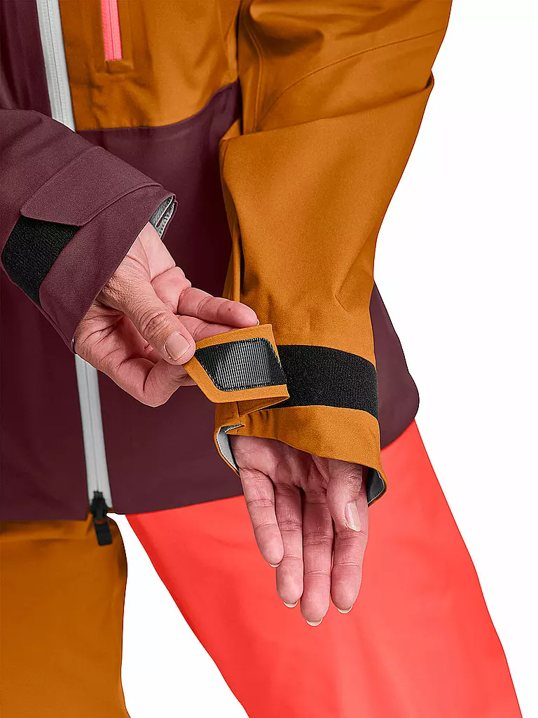 ORTOVOX | Damen Tourenjacke Ortler 3L | Rosso scuro