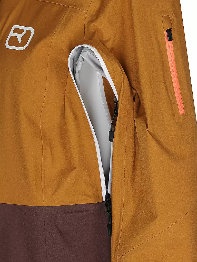 ORTOVOX | Damen Tourenjacke Ortler 3L | Rosso scuro