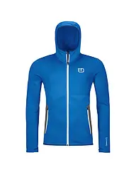 ORTOVOX | Felpa con cappuccio in pile da uomo | Blu