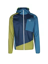 ORTOVOX | Herren Windjacke WIndbreaker Hoodie | Blu