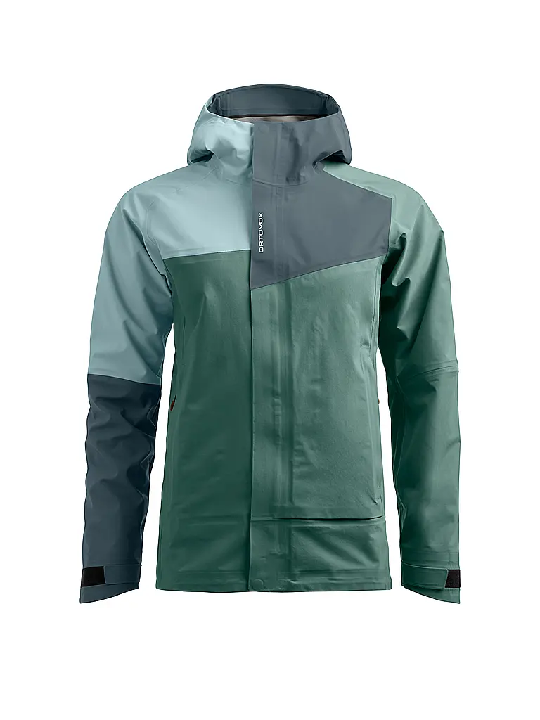 ORTOVOX | Giacca da donna Seceda 3L con cappuccio | Verde scuro