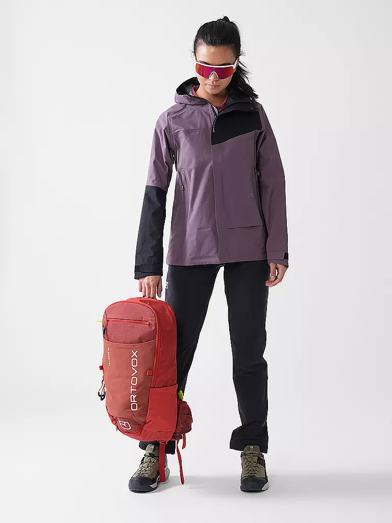 ORTOVOX | Giacca da donna Seceda 3L con cappuccio | Lilla