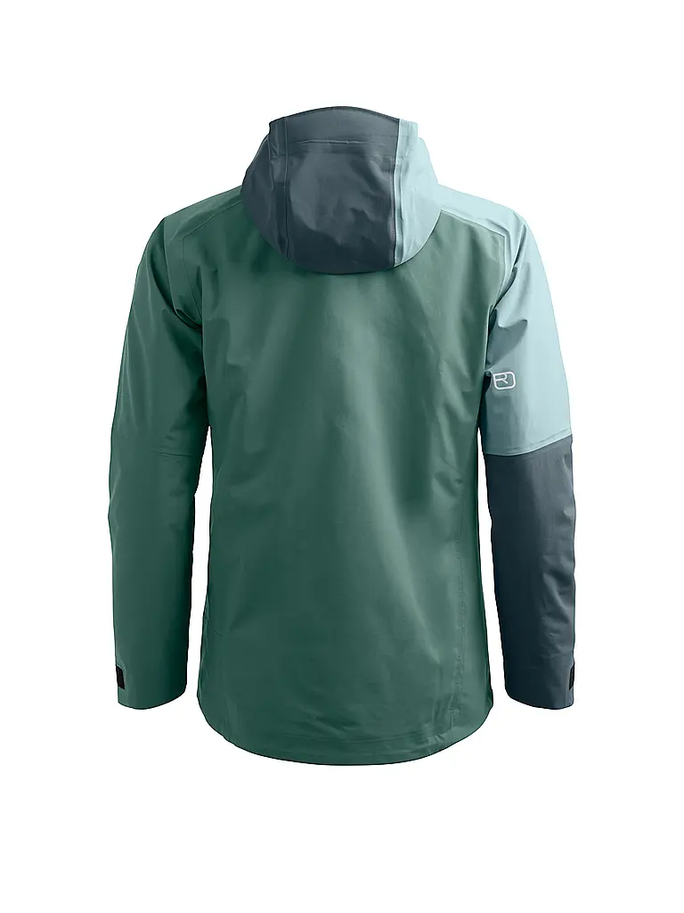 ORTOVOX | Giacca da donna Seceda 3L con cappuccio | Verde scuro