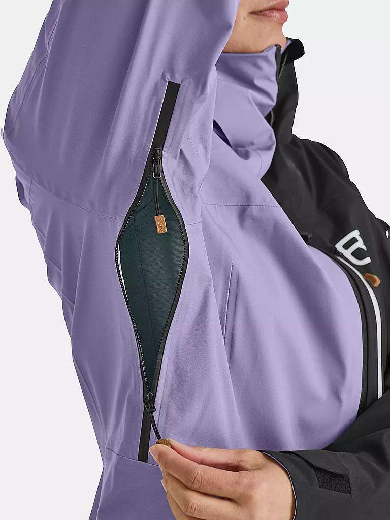 ORTOVOX | Giacca da sci alpinismo da donna Ortler 3L con cappuccio | Lilla