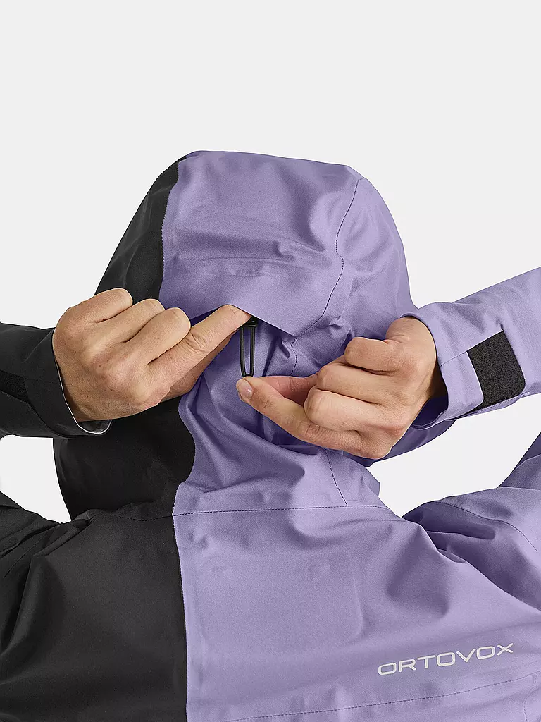 ORTOVOX | Giacca da sci alpinismo da donna Ortler 3L con cappuccio | Lilla
