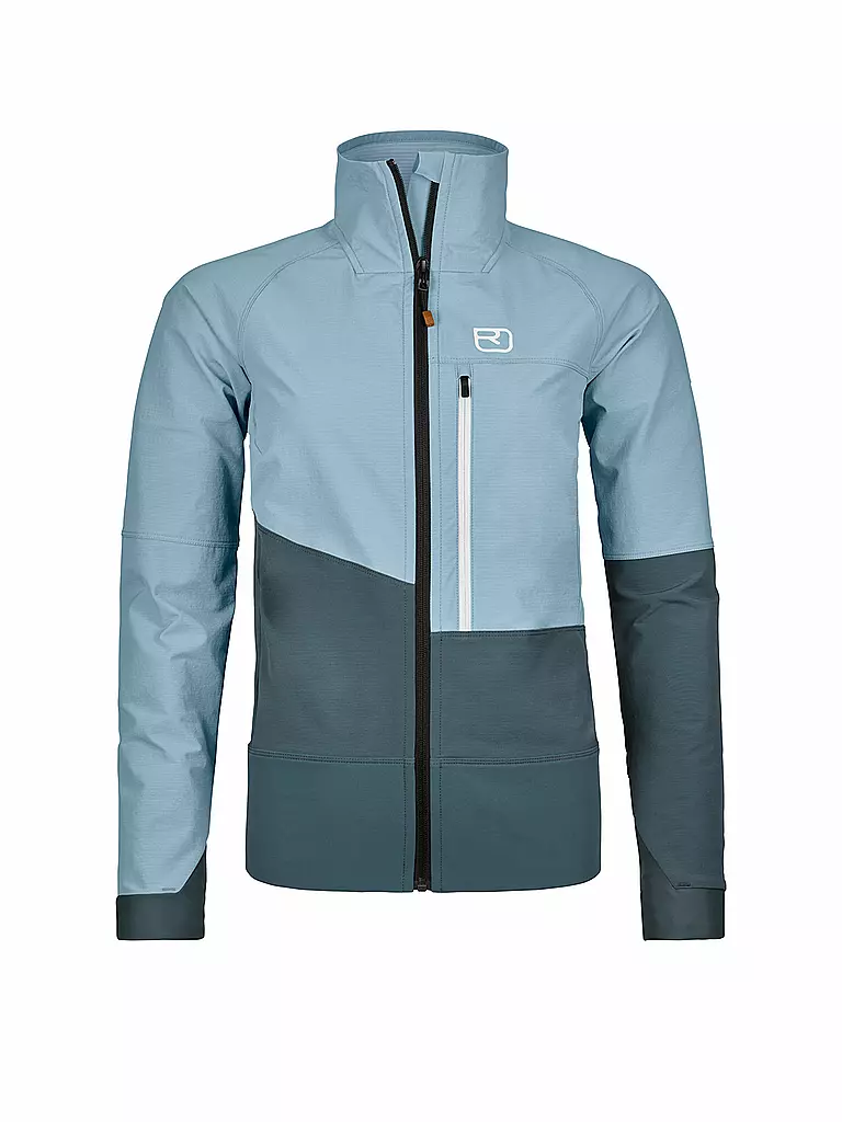 ORTOVOX | Giacca da sci alpinismo softshell da donna Punta Berrino | Blu chiaro