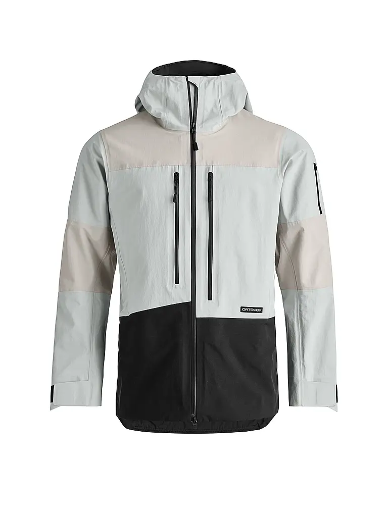 ORTOVOX | Giacca da uomo da scialpinismo Ravince Free 3L con cappuccio | Beige