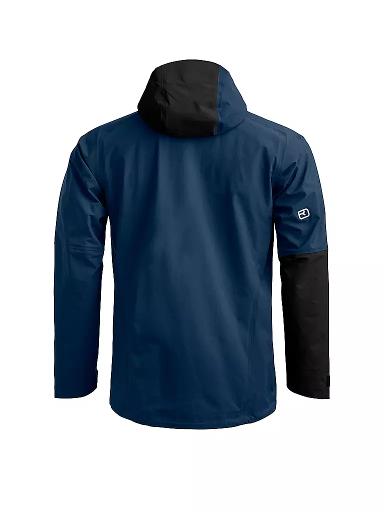 ORTOVOX | Giacca da uomo Seceda 3L con cappuccio | Blu scuro