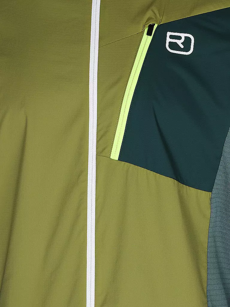 ORTOVOX | Giacca ibrida da uomo Ladiz con cappuccio | Senape