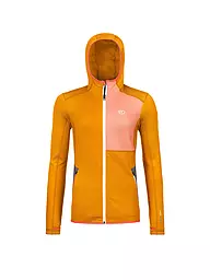 ORTOVOX | Giacca in pile con cappuccio da donna | Arancione
