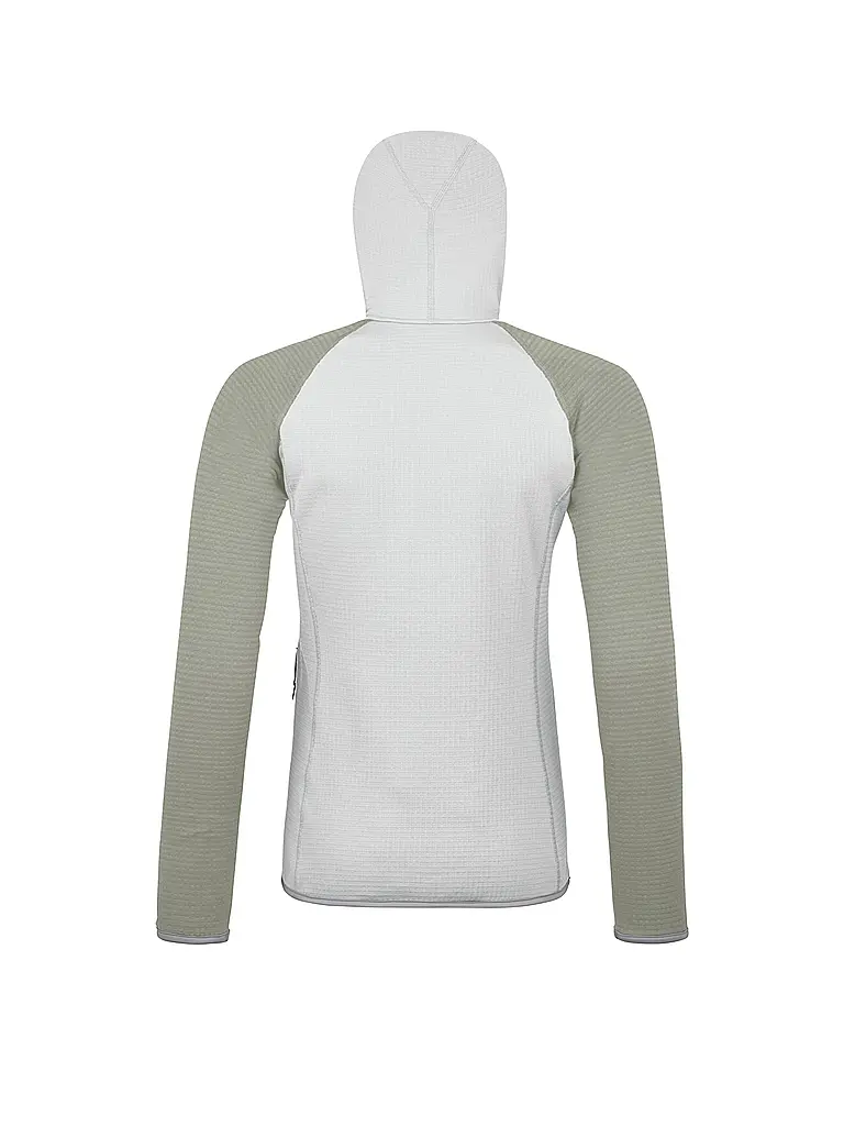 ORTOVOX | Giacca in pile da donna Classic Knit con cappuccio | Grigio chiaro