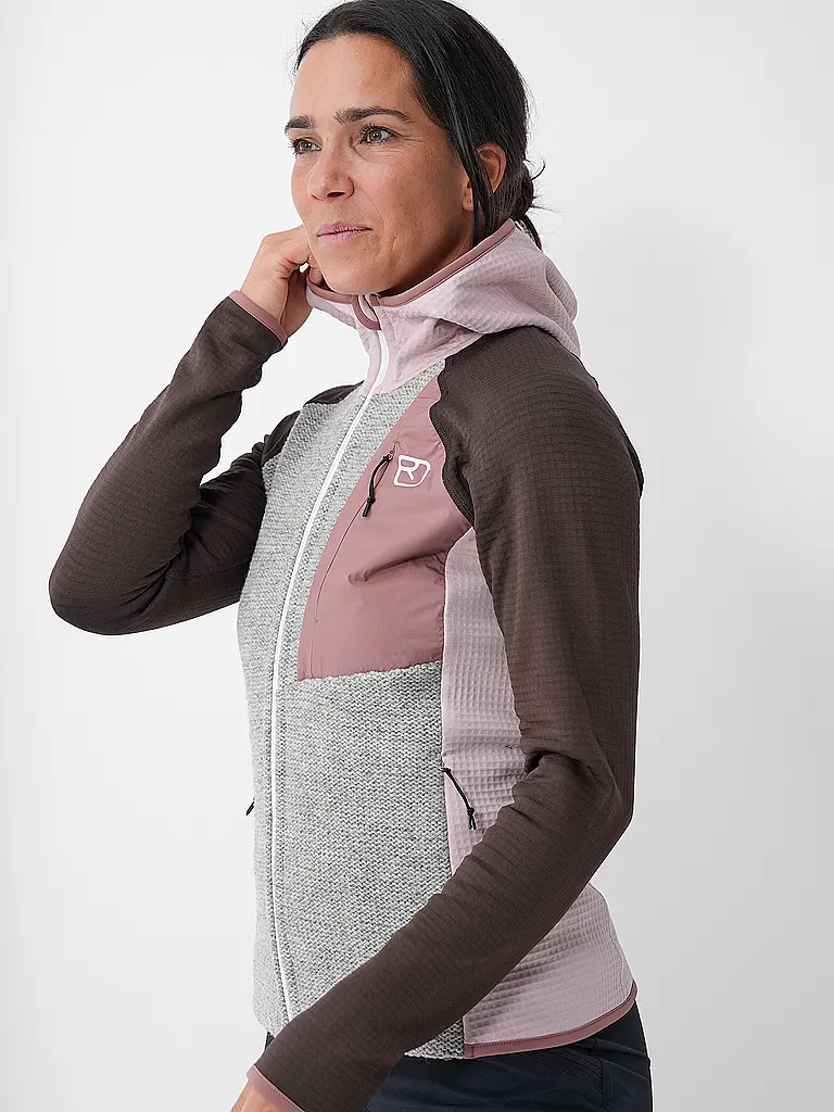 ORTOVOX | Giacca in pile da donna Classic Knit con cappuccio |