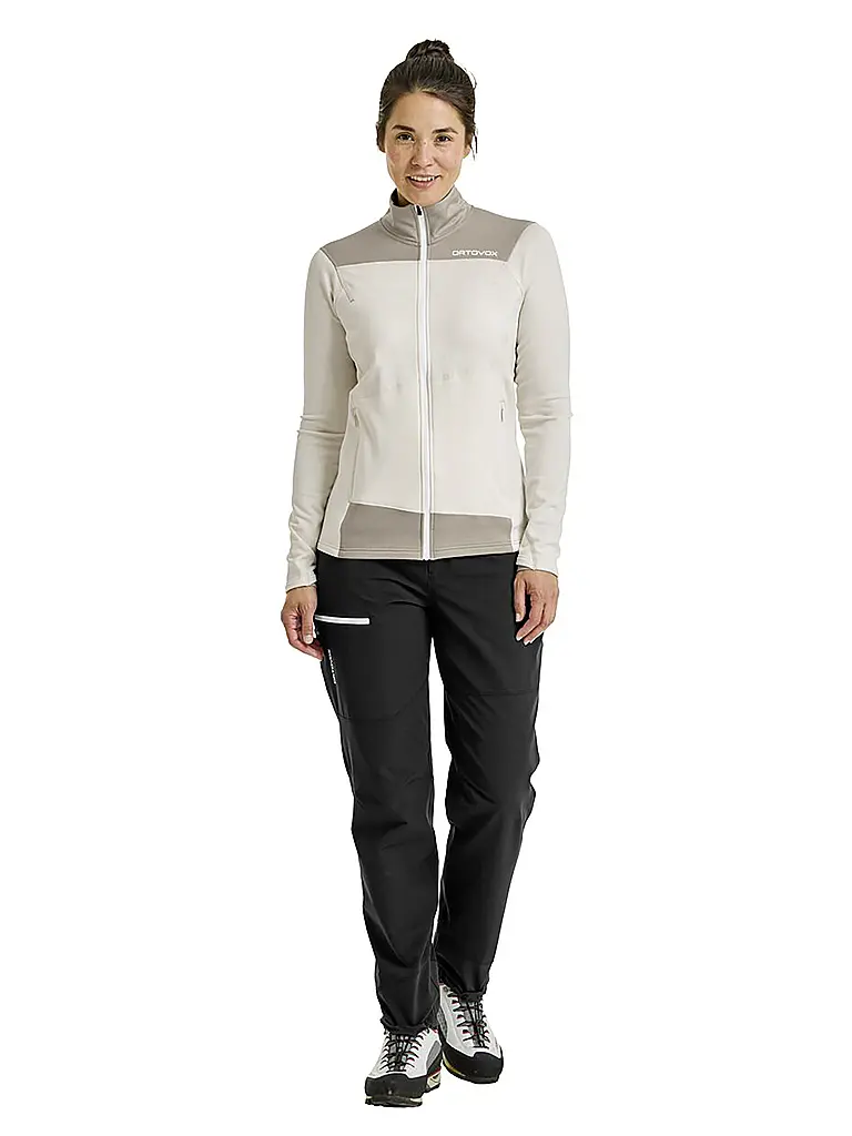ORTOVOX | Giacca in pile da donna Fleece Light | Crema