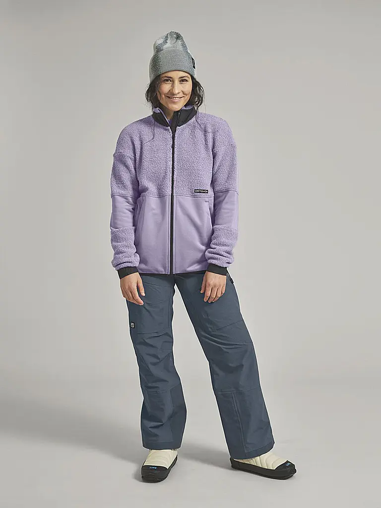 ORTOVOX | Giacca in pile da donna Teddy | Lilla