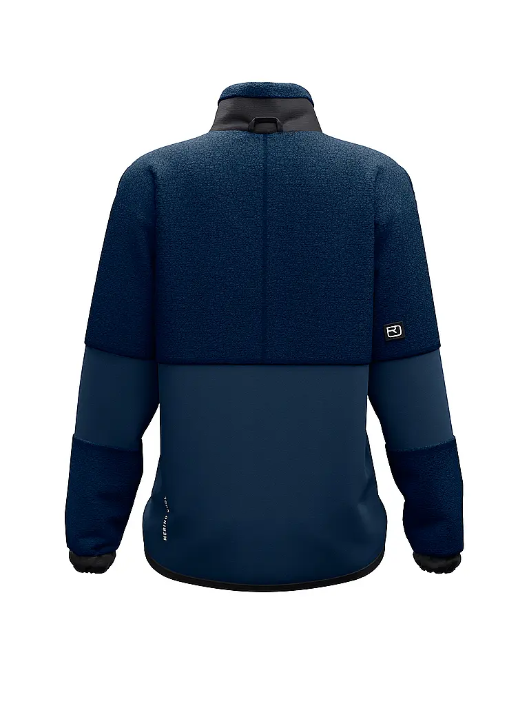 ORTOVOX | Giacca in pile da donna Teddy | Blu scuro