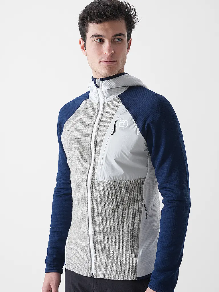 ORTOVOX | Giacca in pile da uomo Classic Knit con cappuccio |