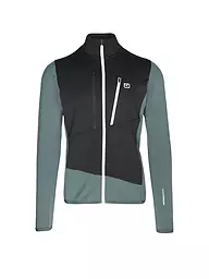 ORTOVOX | Giacca in pile da uomo Grid Hoodie | Petrolio