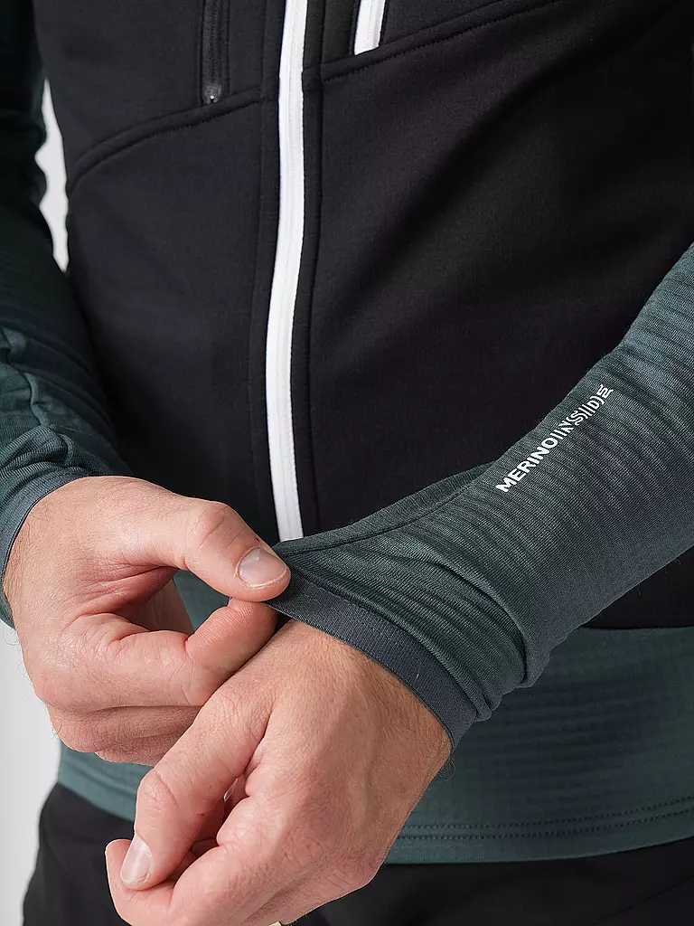 ORTOVOX | Giacca in pile da uomo Grid Hoodie |