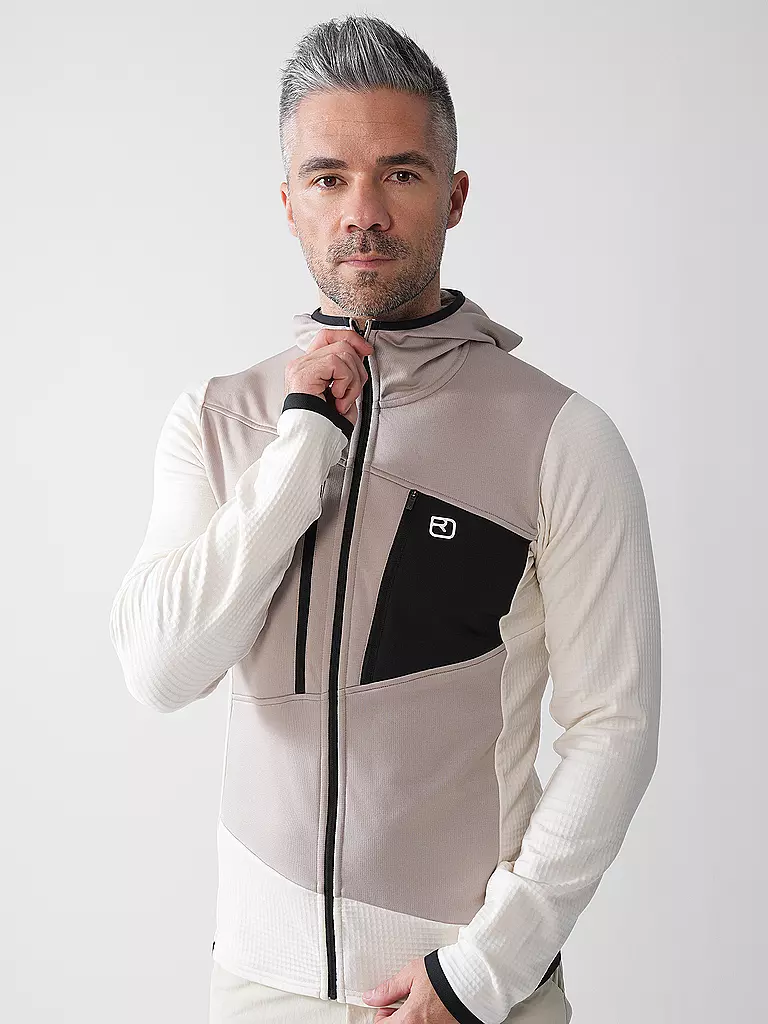ORTOVOX | Giacca in pile da uomo Grid Hoodie |