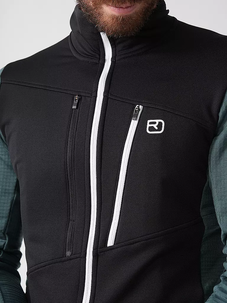 ORTOVOX | Giacca in pile da uomo Grid Hoodie | 