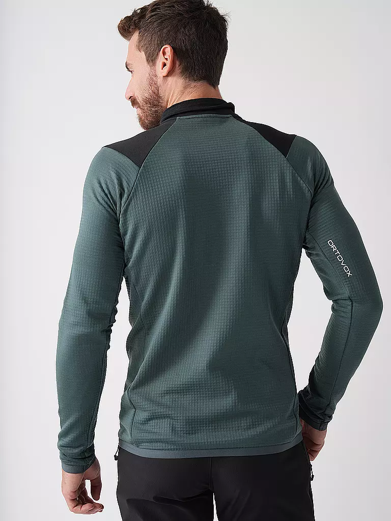 ORTOVOX | Giacca in pile da uomo Grid Hoodie | 