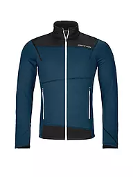 ORTOVOX | Giacca in pile leggera da uomo | Blu scuro