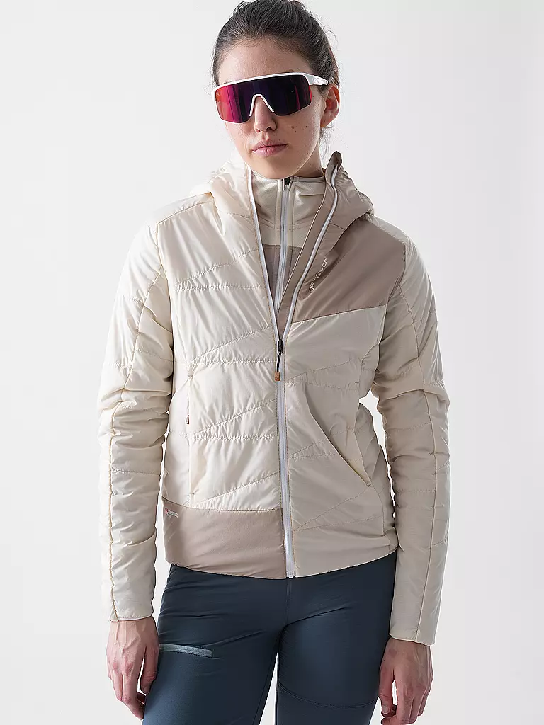 ORTOVOX | Giacca isolante da donna Piz Duan SW con cappuccio | Beige