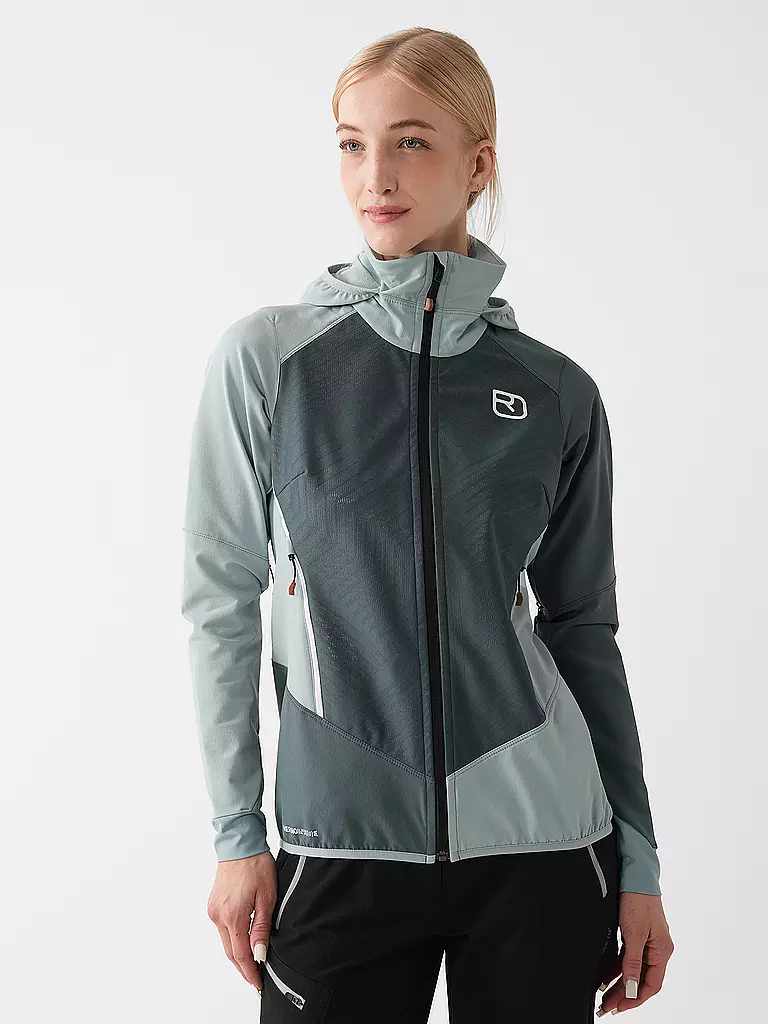 ORTOVOX | Giacca softshell da donna Col Becchei con cappuccio |