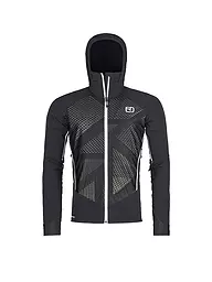 ORTOVOX | Giacca softshell da uomo Col Becchei con cappuccio | Nero