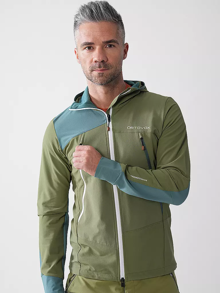 ORTOVOX | Giacca softshell da uomo Pala con cappuccio |