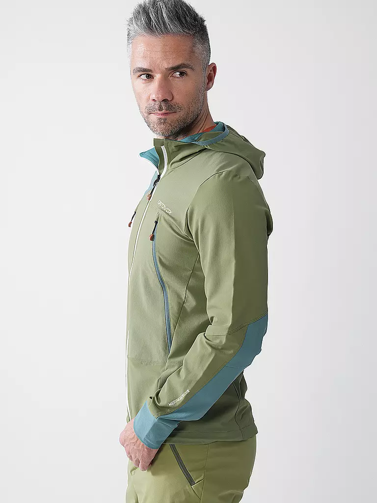 ORTOVOX | Giacca softshell da uomo Pala con cappuccio |
